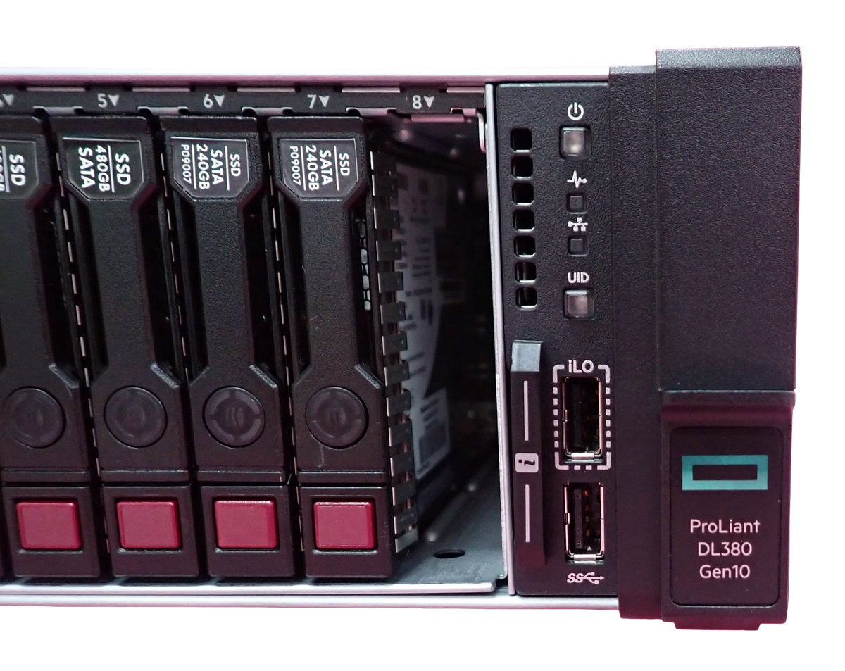 HPE ProLiant DL380 GEN10 8C Silver 4208 64GB RAM 16Bay 14.64TB Storage 2U Server