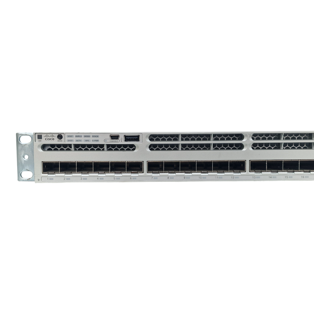 Cisco WS-C3850-24XS-S 24 Port SFP+ L3 1G/10G Rack Mount Gigabit Switch
