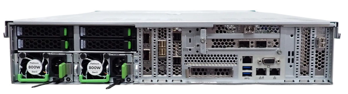 NEW Fujitsu Primergy RX2540 M5 2x 8C Gold 5217 192GB RAM 74.88TB Storage Server