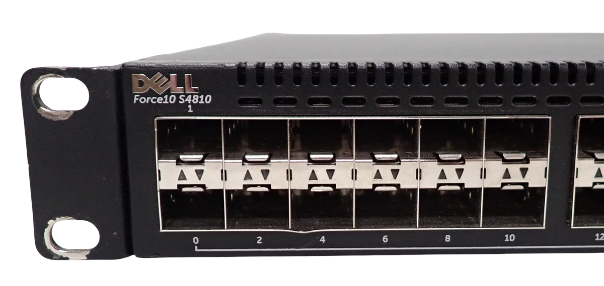 Dell Force10 S4810 S4810-01-64F 48x 10GE SFP+ + 4x 40GE QSFP+ Switch F2B