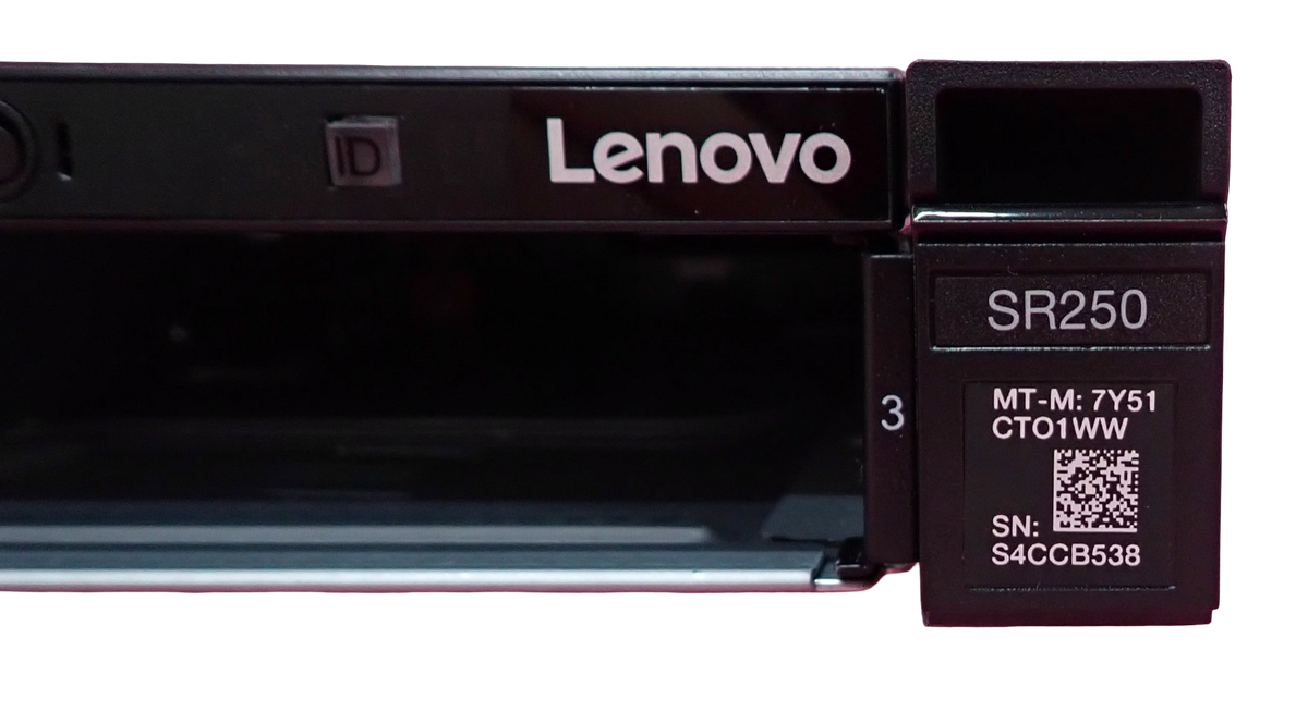 Lenovo ThinkSystem SR250 Quad-Core E-2234 3.6GHz 8GB Ram 4x 3.5" Bay 1U Server