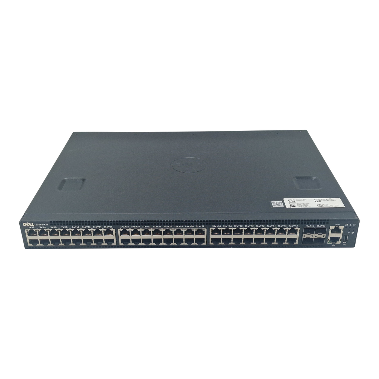 Dell EMC S3048-ON 48x 1GbE RJ45 + 4x 10GbE SFP+ Ports L2/3 Switch + 2x PSU