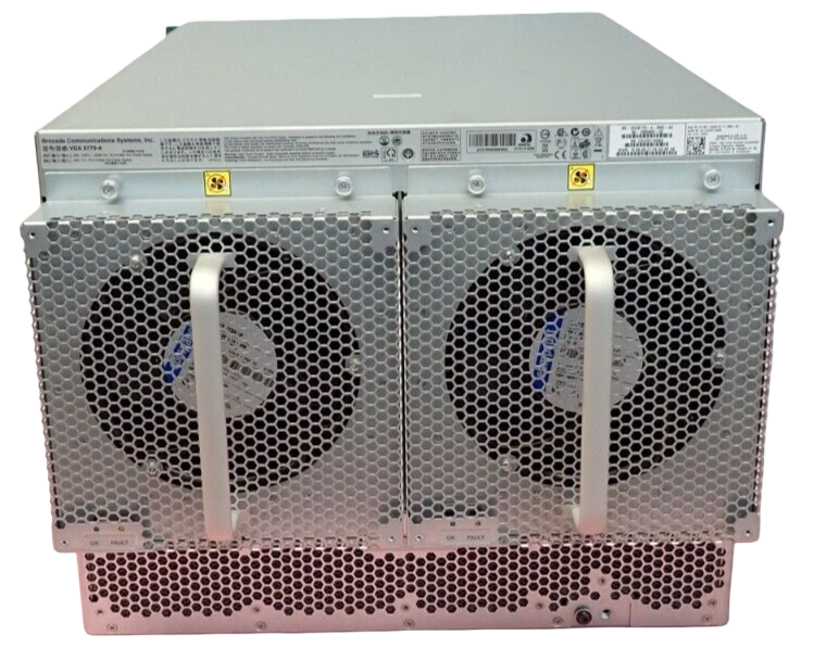Brocade VDX 8770-4 Switch 8U 4-Slot Chassis 2x 3000W PSU - BR-VDX8770-4-BND-AC