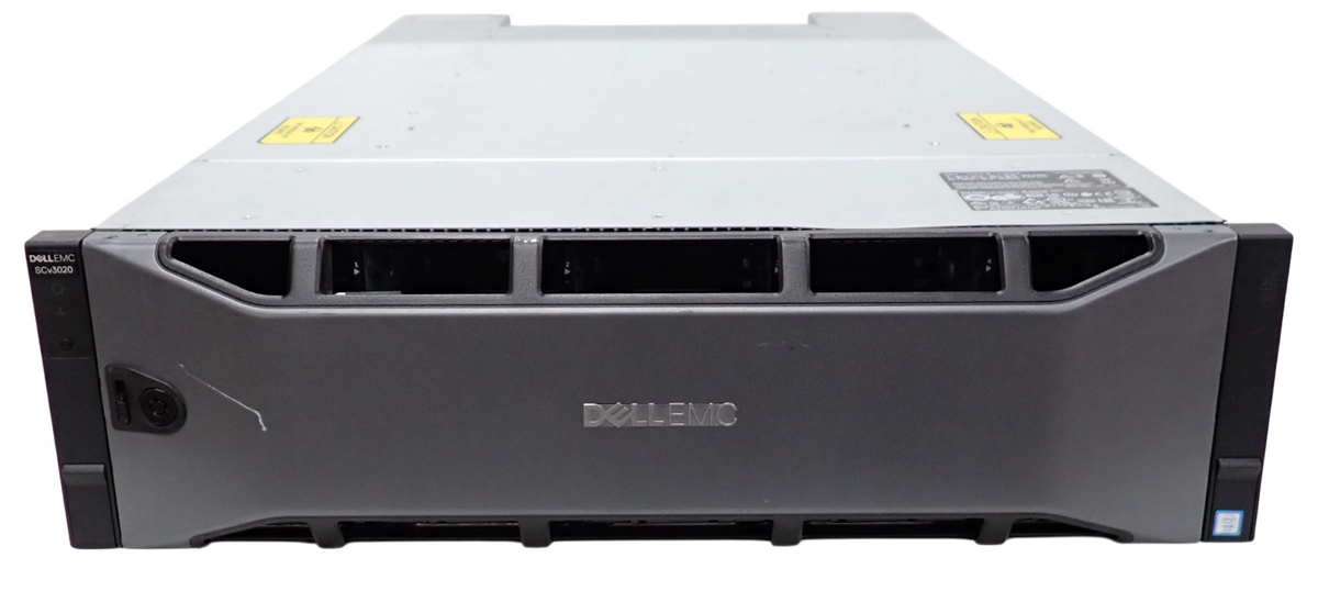 Dell Compellent SCv3020 Storage Array 2x iSCSI Controller 30-Bay 7x 900GB HDD
