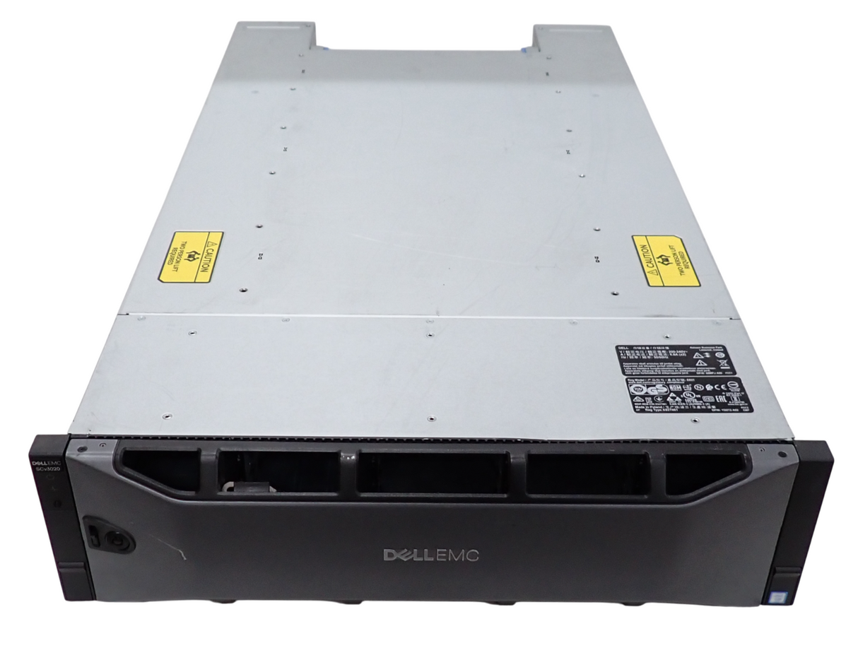Dell Compellent SCv3020 Storage Array 2x iSCSI Controller 30-Bay 7x 900GB HDD