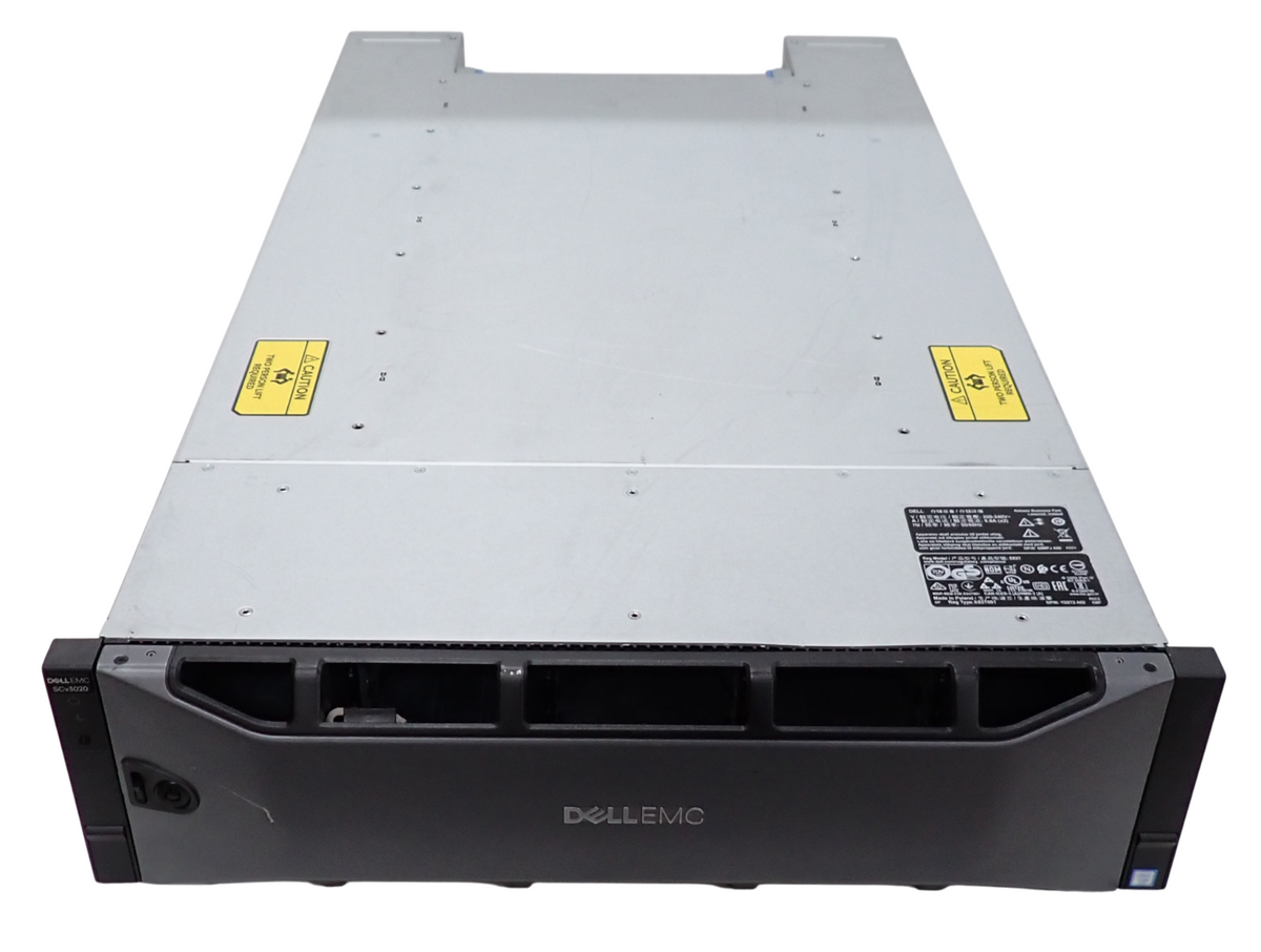 Dell Compellent SCv3020 Storage Array 2x iSCSI Controller 30-Bay 7x 900GB HDD