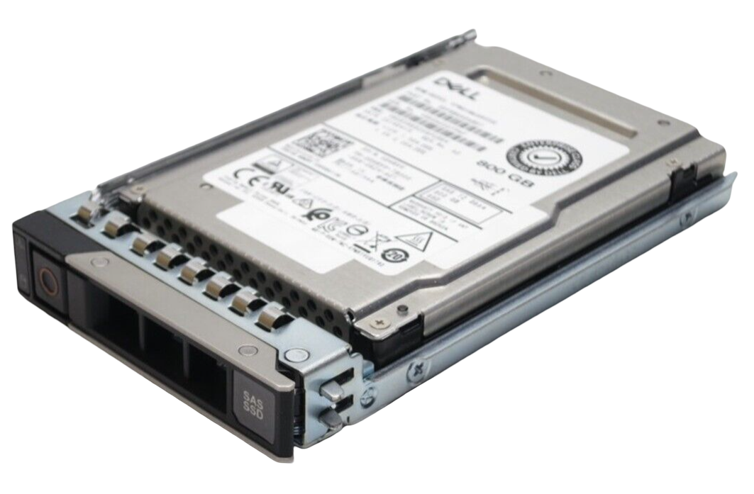 Dell 800GB SAS 12G 2.5" RI eMLC SSD PX03SNF080 N9PTK + 14th/15th/16th Gen Caddy