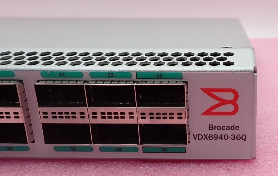 Brocade VDX6940-36Q BR-VDX6940-24Q-AC-F 36x 40GbE QSFP+ Port Switch (24-Active)