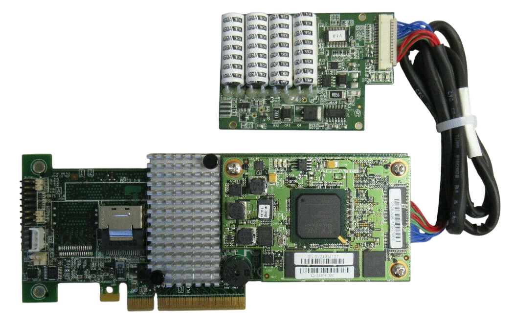 LSI MegaRAID SAS9260CV-4I SAS 6GB/s SAS+SATA PCIe2.0 + L2-25391-02B Cache Module