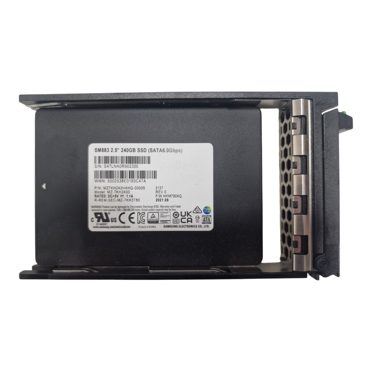 New Fujitsu 240GB 2.5" SSD Mixed Use SSD SM883 +Caddy S26361-F5733-L240 Primergy