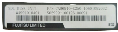 Fujitsu CA06910-E250-DX 750GB 7.2K 4Gb/s NL-SAS 3.5" ST3750630SS HDD In Caddy