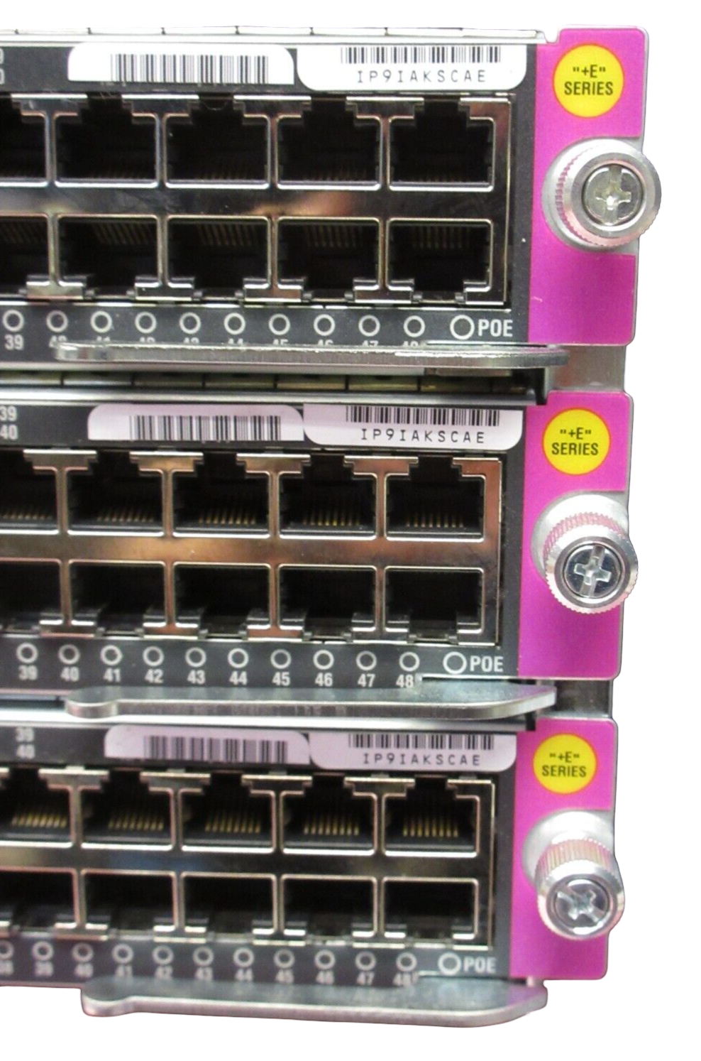 Cisco WS-C4510R+E 10-Slot 14U Chassis 6x WS-X4748-RJ45V+E 48-Port PoE Line Cards