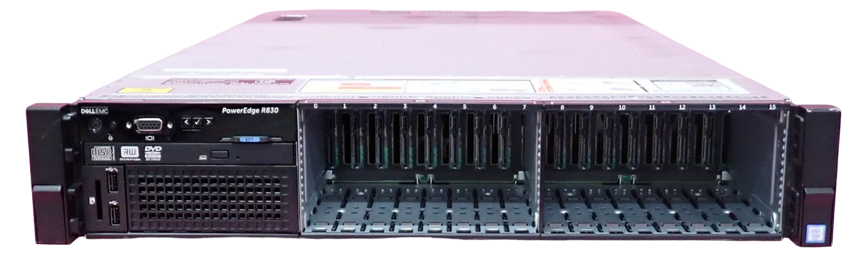 Dell PowerEdge R830 CTO Up to 4x E5-4600v4 CPU 48-DIMM 16x 2.5" Bay 2U Server