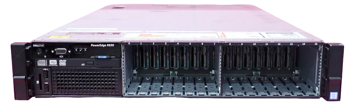 Dell PowerEdge R830 CTO Up to 4x E5-4600v4 CPU 48-DIMM 16x 2.5" Bay 2U Server