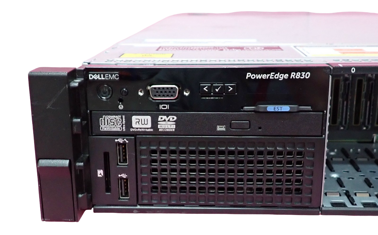 Dell PowerEdge R830 CTO Up to 4x E5-4600v4 CPU 48-DIMM 16x 2.5" Bay 2U Server