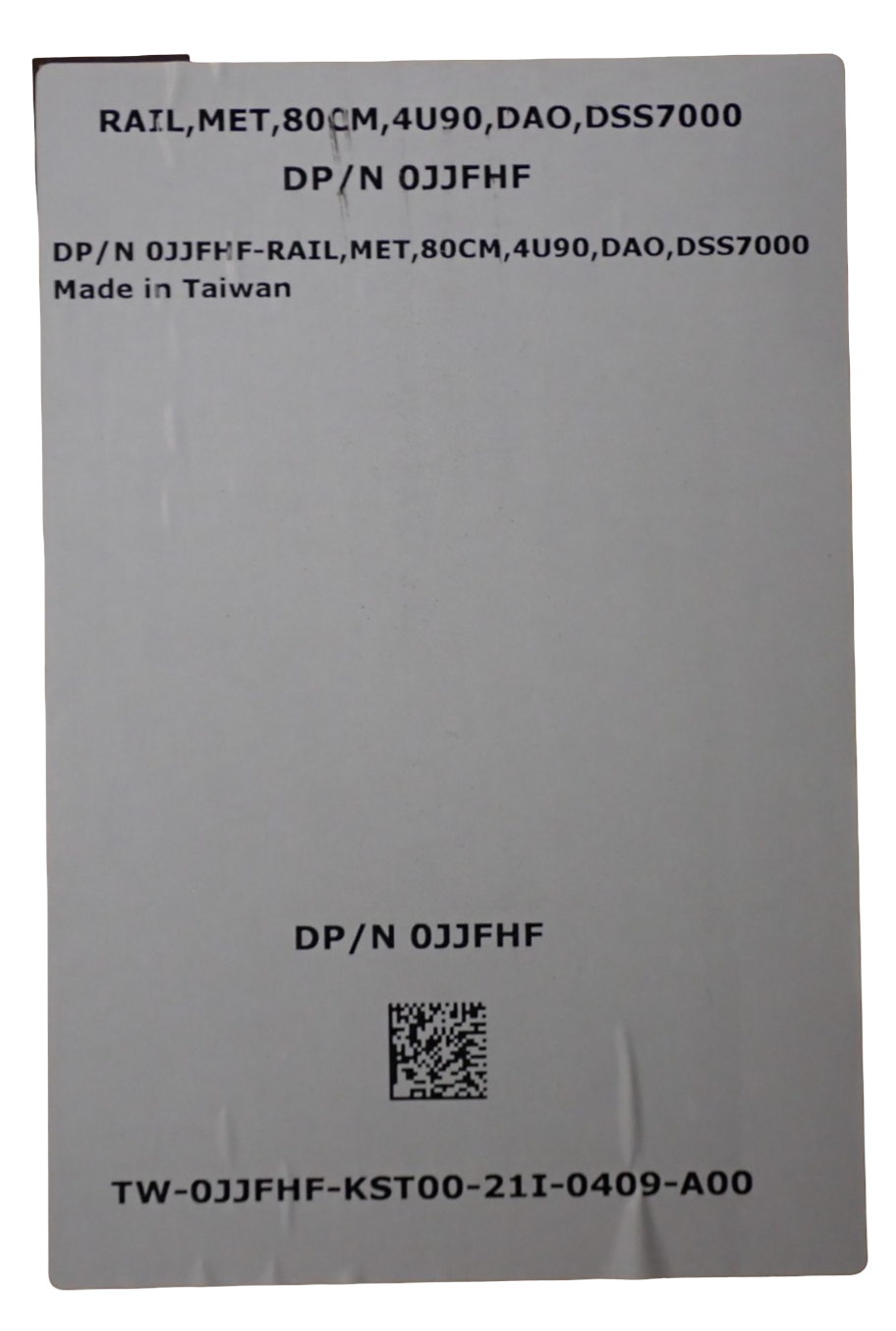 NEW Dell DSS7000 4U Toolless Rail Kit 80CM 4U90 DAO JJFHF 0JJFHF