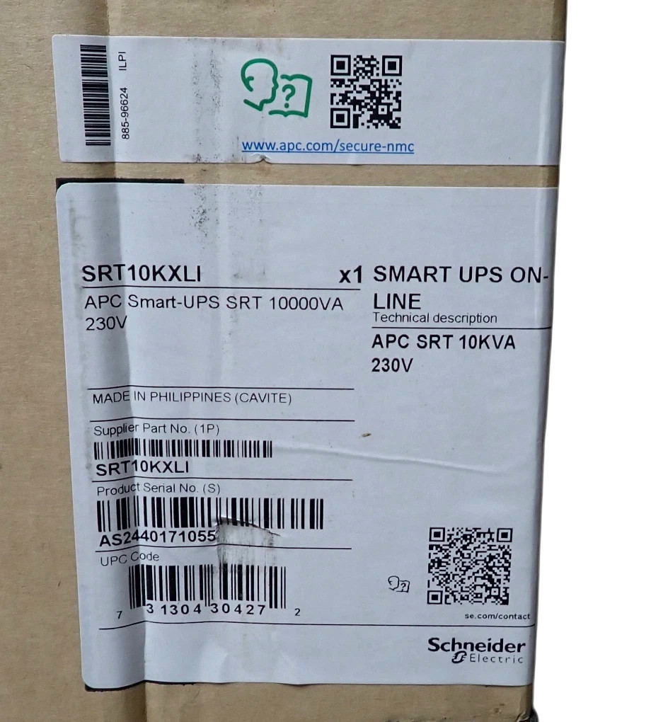 NEW APC Smart-UPS SRT10KXLI SRT 10kVA/10kW 6x C13 4x C19 230V 1PH/3PH Tower UPS