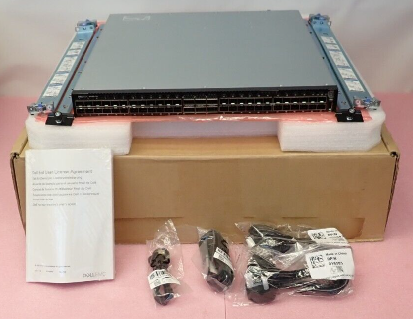 New Dell PowerSwitch S4148F-ON RA 48x 10G SFP+2x 40G QSFP+4 100G OS10 Perpetual