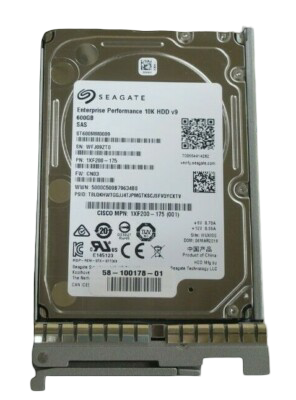 New Cisco 600GB SAS 12Gb/s UCS-HD600G10K12G 2.5" 10K Hard Drive For UCS Servers