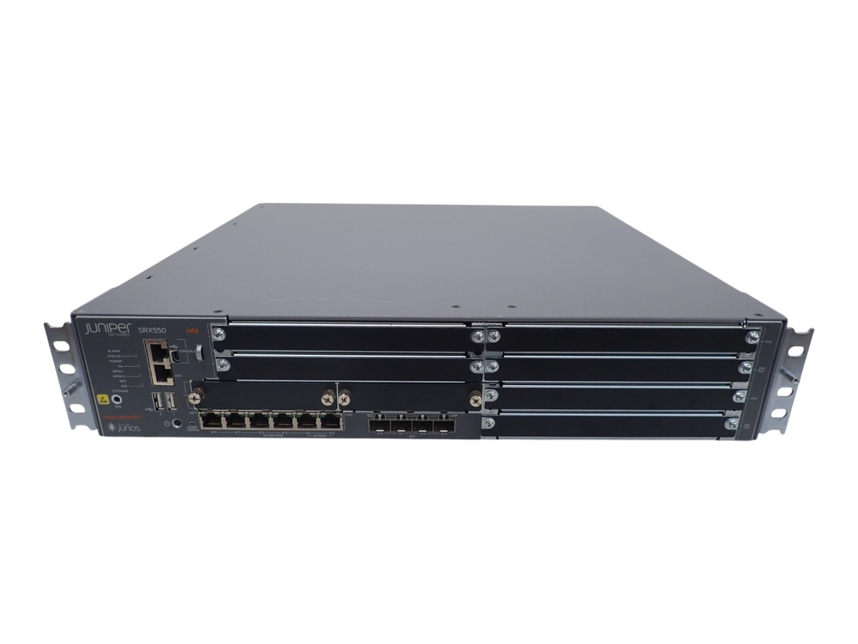 Juniper Networks SRX550 6x RJ-45 4x SFP Gateway Security Appliance SRX550-645AP