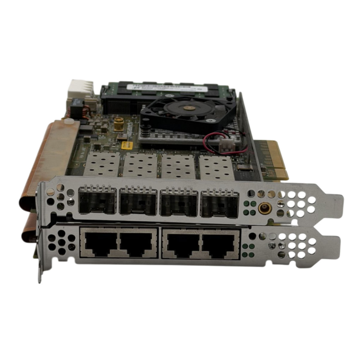 Napatech NTPORT4E-4T 1GbE 4xRJ45 w/ NT4E-4 1GbE 4xSFP Network Capture Adapter