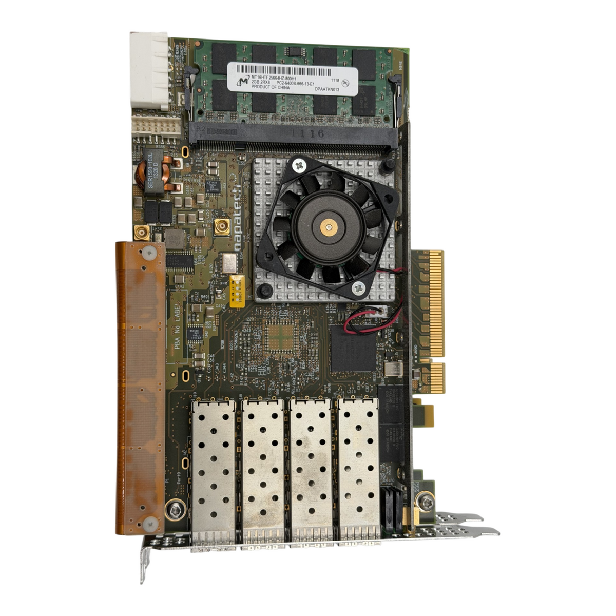 Napatech NTPORT4E-4T 1GbE 4xRJ45 w/ NT4E-4 1GbE 4xSFP Network Capture Adapter
