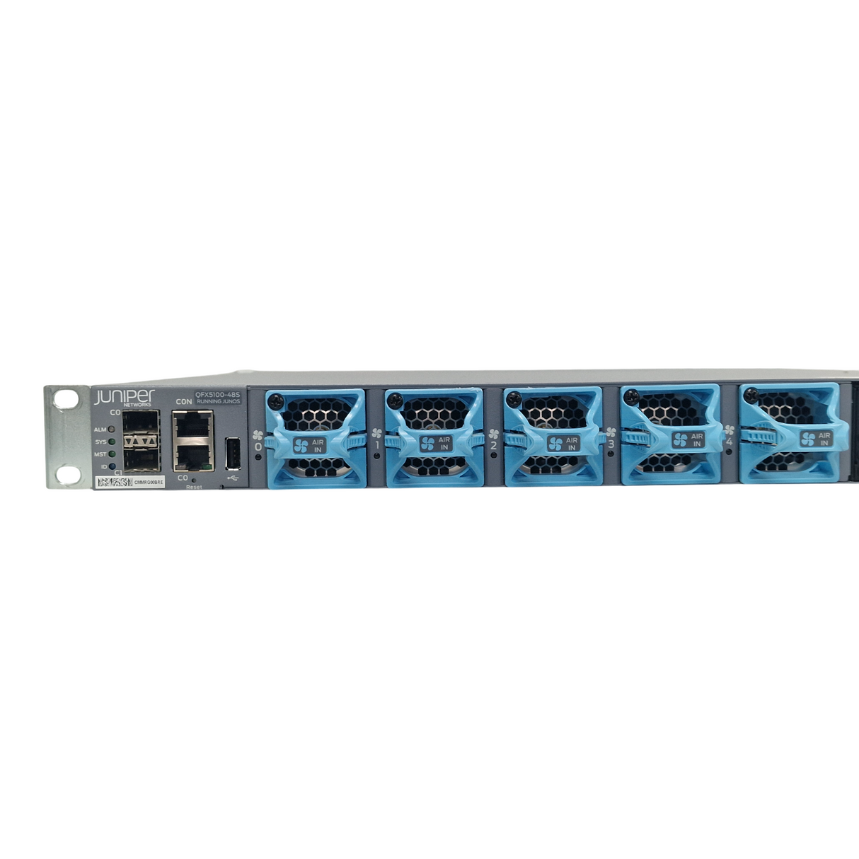 Juniper QFX5100-48S-6Q 48x 1/10Gb SFP+ + 6x 40GbE QSFP B2F L3 Switch 2x PSU