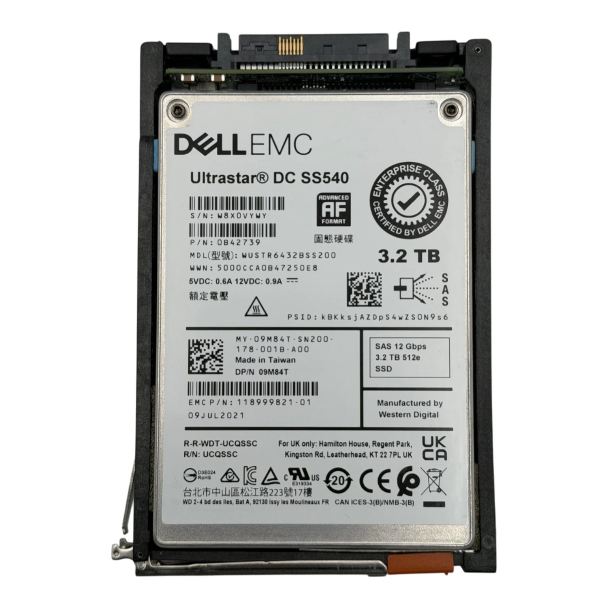 EMC Isilon 3.2TB SAS 12G 2.5" SSD 005052320 For H400 H500 H600