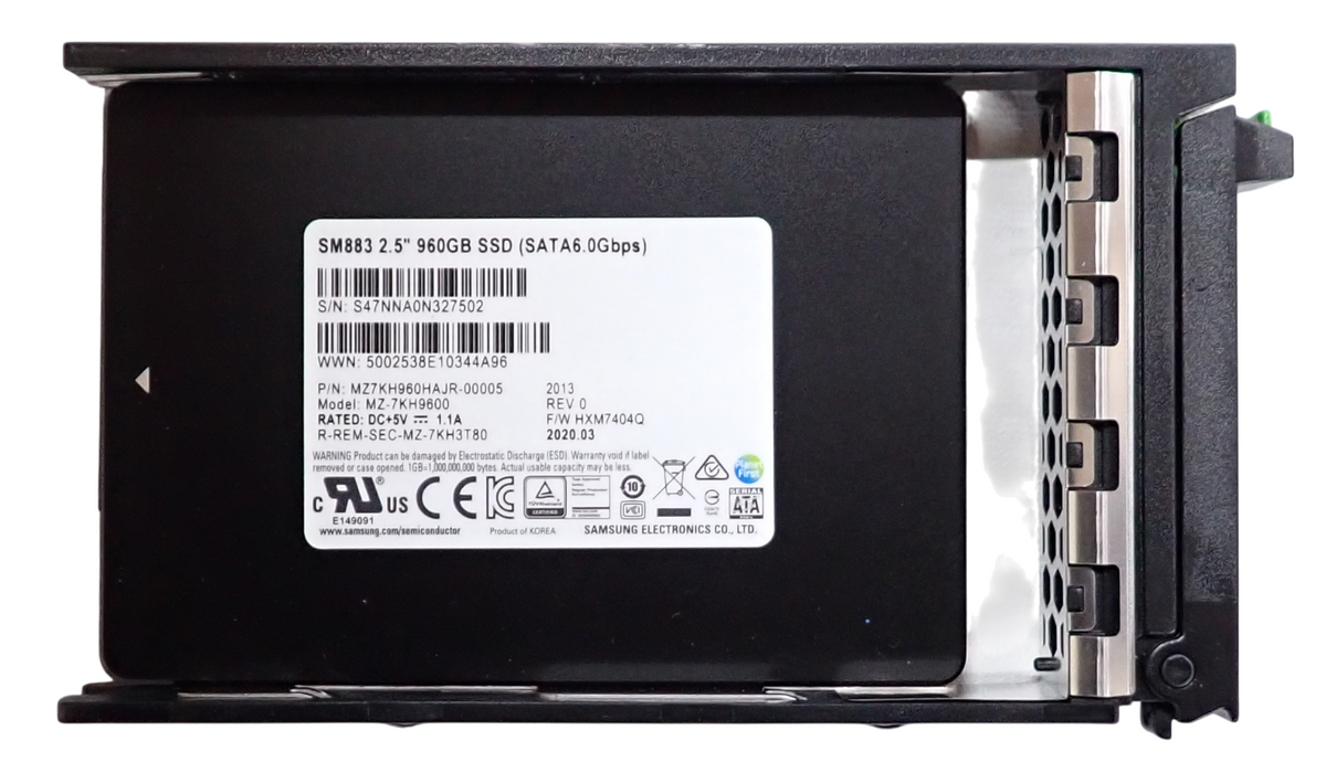 Fujitsu 960GB SATA 6G Mixed-Use 2.5" Solid State Drive SSD S26361-F5733-L960