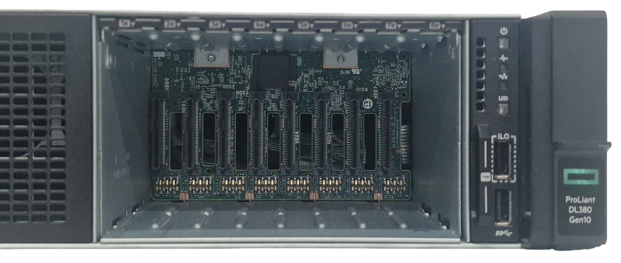 HPE ProLiant DL380 GEN10 CTO 2x Scalable CPU 24-DIMM 8x NVME Bay 2U Server