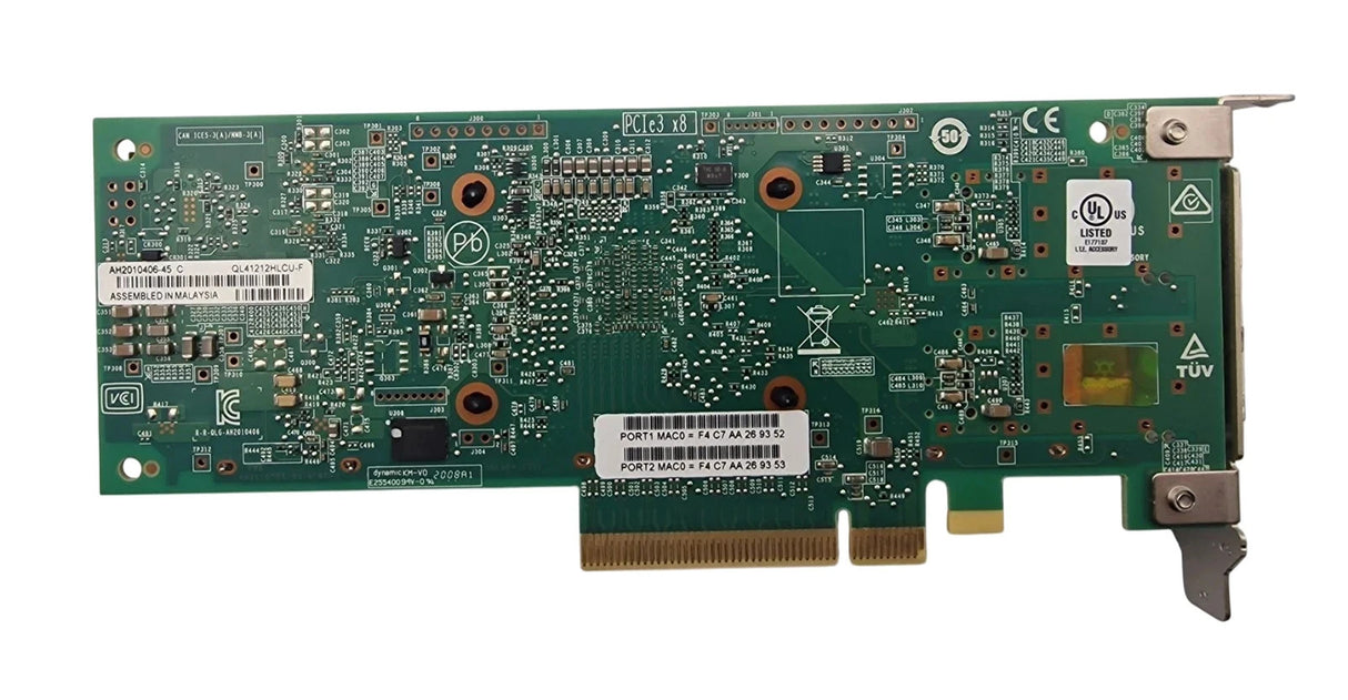 New Fujitsu QLogic QL41212 Dual Port 25GbE SFP28 Network Card S26361-F4056-L202