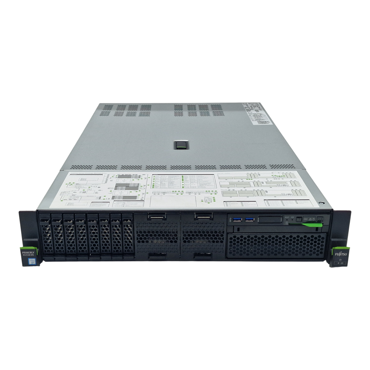 Fujitsu Primergy RX2540 M5 CTO 2x Xeon CPU 24-DIMM 8x SFF SAS/SATA Bay 2U Server