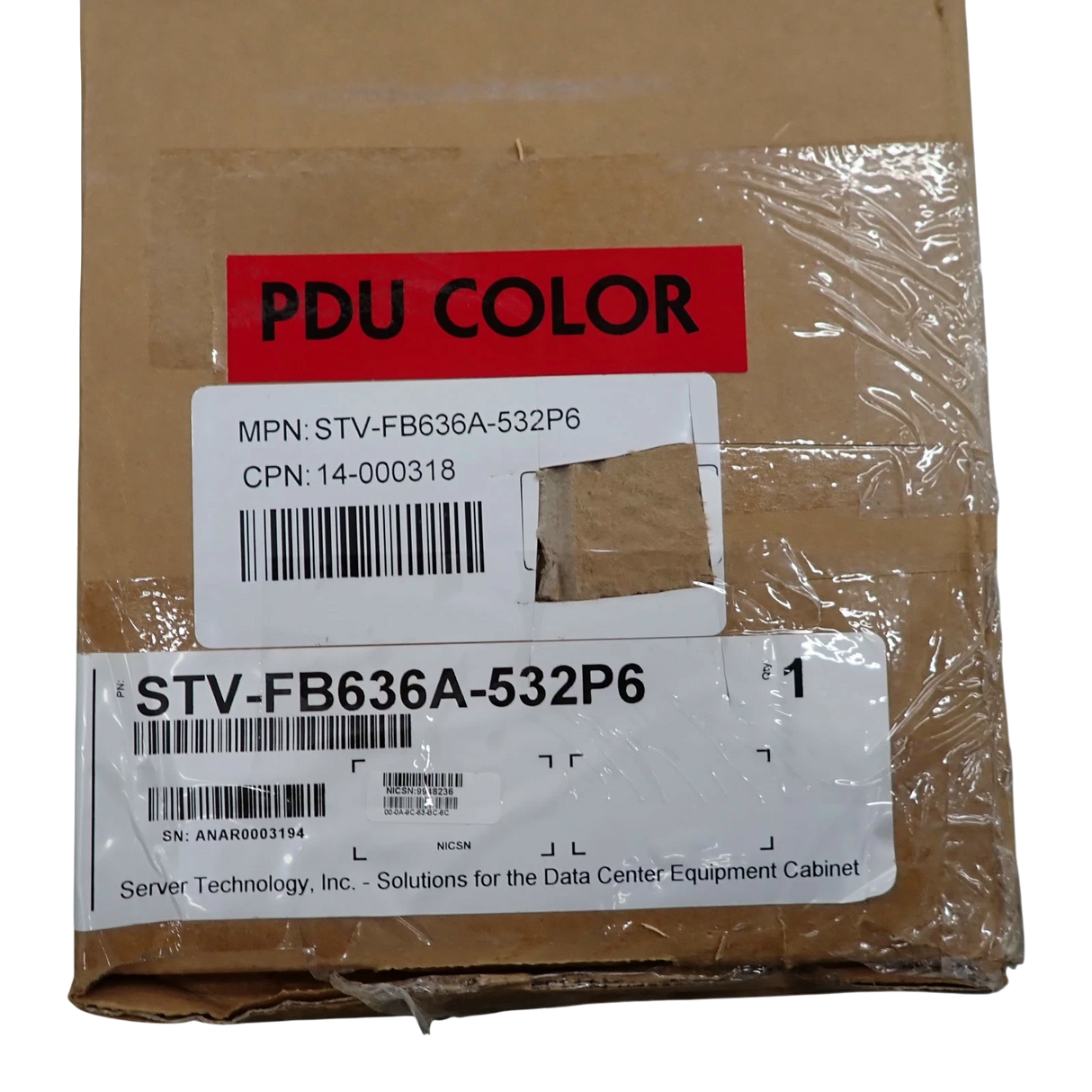New Server Technology PRO2 0U 24x C13 12x C19 RED Switched PDU STV-FB636A-532P6
