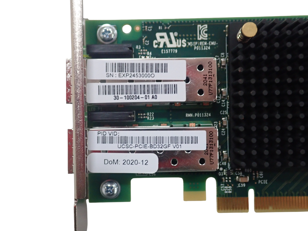 Cisco LPe32002-M2 UCSC-PCIE-BD32GF UCS Dual Port 32GFC Fibre Channel HBA Card
