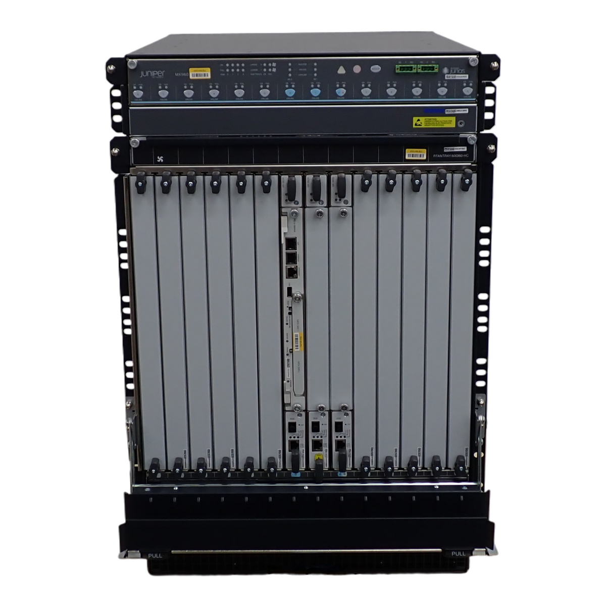 Juniper MX960 16U 14-Slot Router Chassis + 3x SCBE-MX 1x RE-S-1800X4 4x PSU