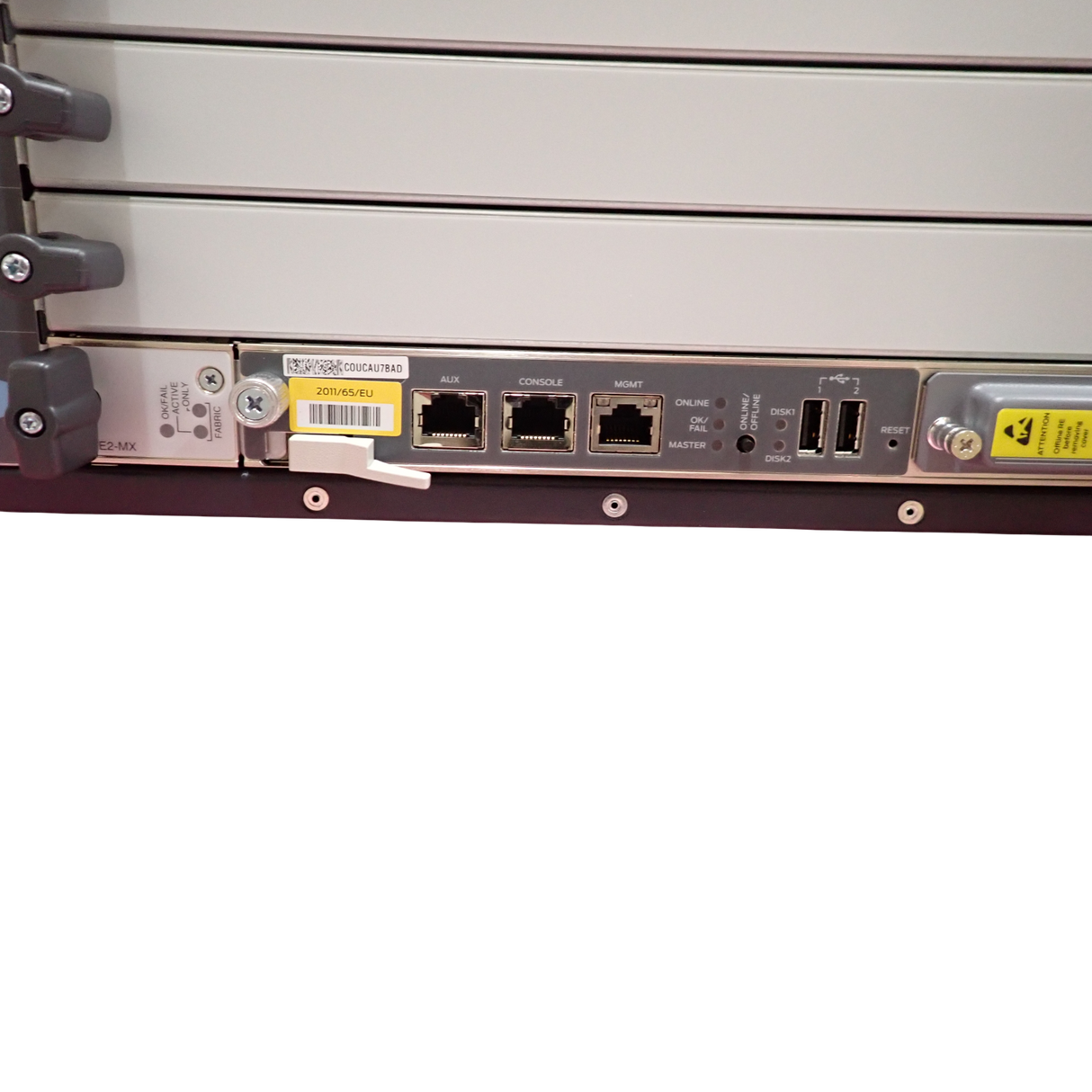 New Juniper MX240 5U 4-Slot Router Chassis + CRAFT, SCBE2-MX, RE-S-X6-64G 2x PSU