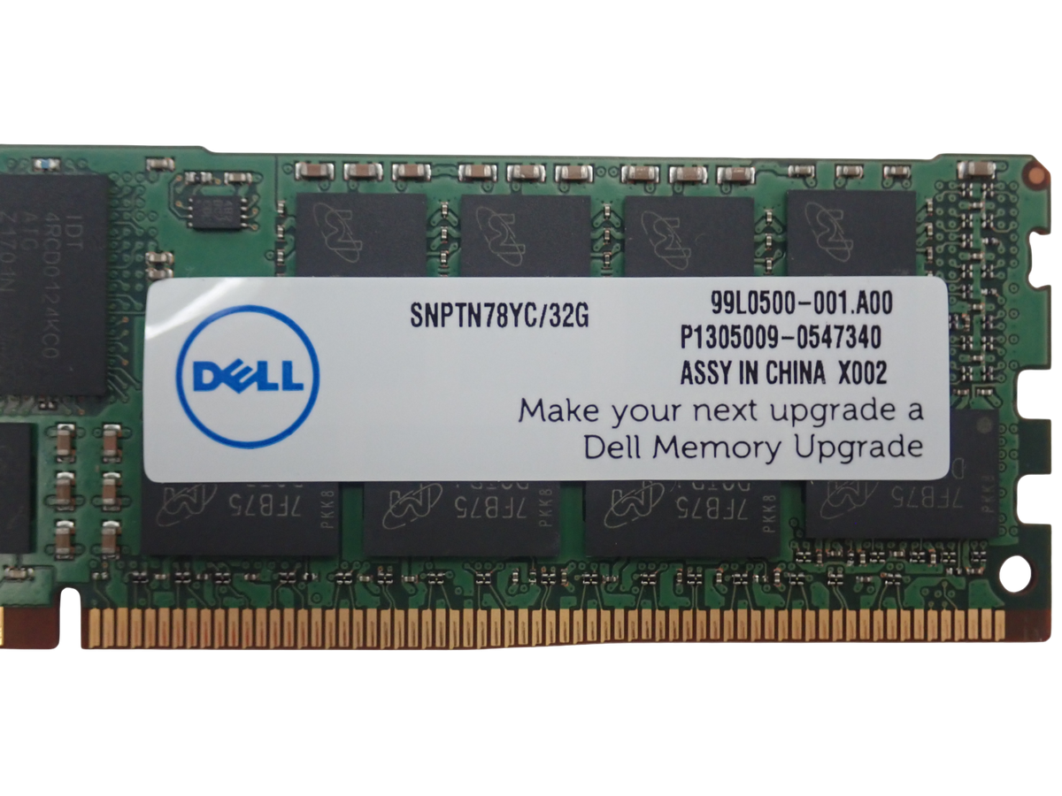 Dell 32GB 2Rx4 PC4-2666V DDR4-21300 ECC REG CL19 Server Memory RAM SNPTN78YC/32G