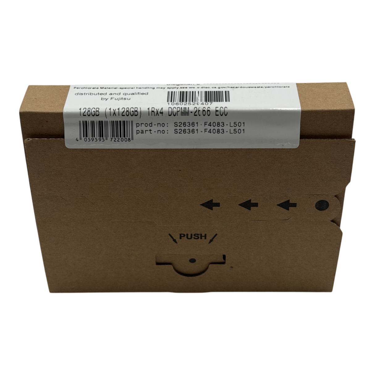 New Fujitsu 128GB PC4-2666V DCPMM Optane Persistent ECC Memory S26361-F4083-L501