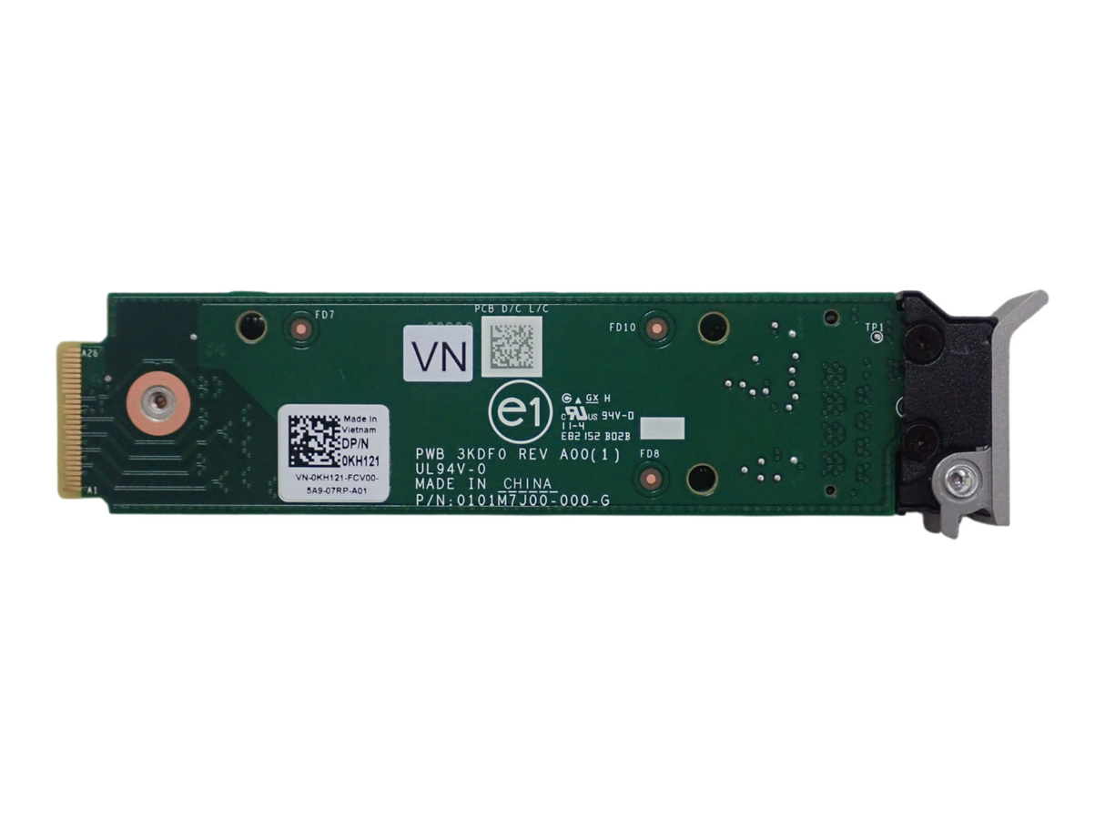 NEW Dell 480GB PCIe NVMe Gen4 RI M.2 SSD XKRT9 + BOSS-N1 Hot-Swap Carrier KH121