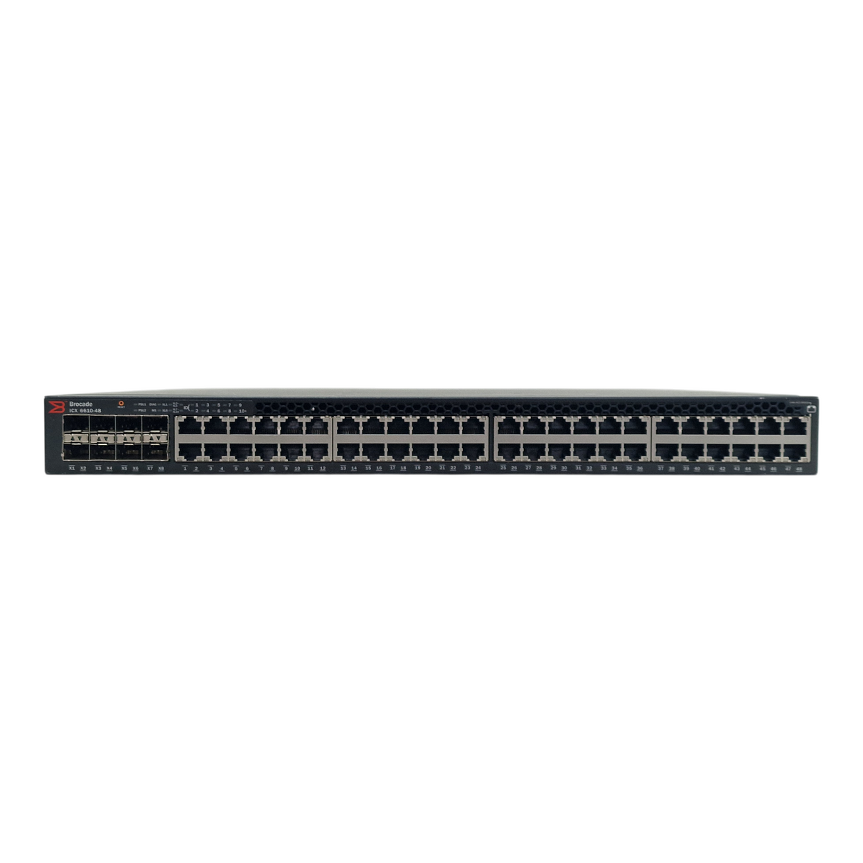 Brocade ICX 6610-48 48x 1GbE RJ45 + 8x 1/10Gb SFP+ 1U Rack Switch ICX6610-48-PE