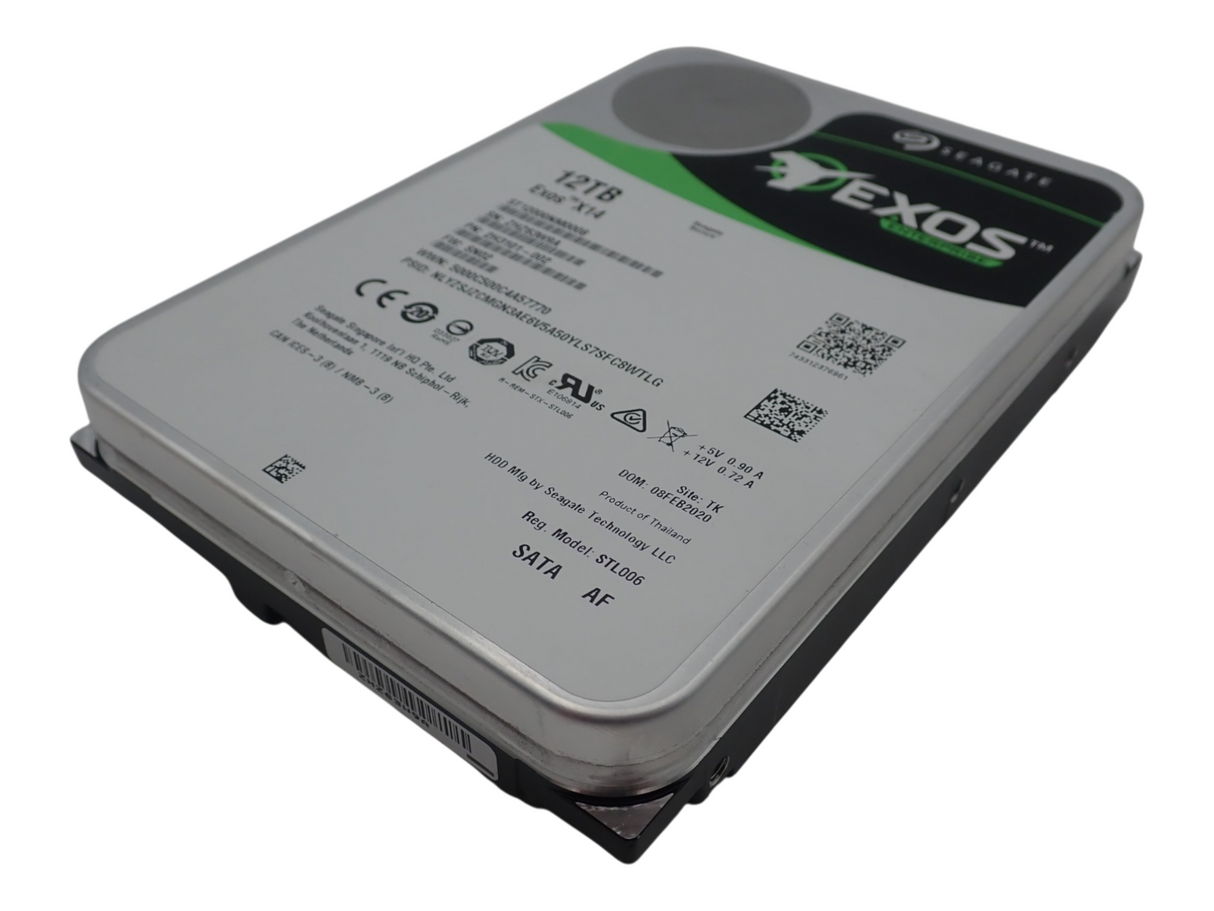 Seagate Exos X14 12TB 7.2K SATA 6G 3.5" HDD Hard Disk Drive ST12000NM0008