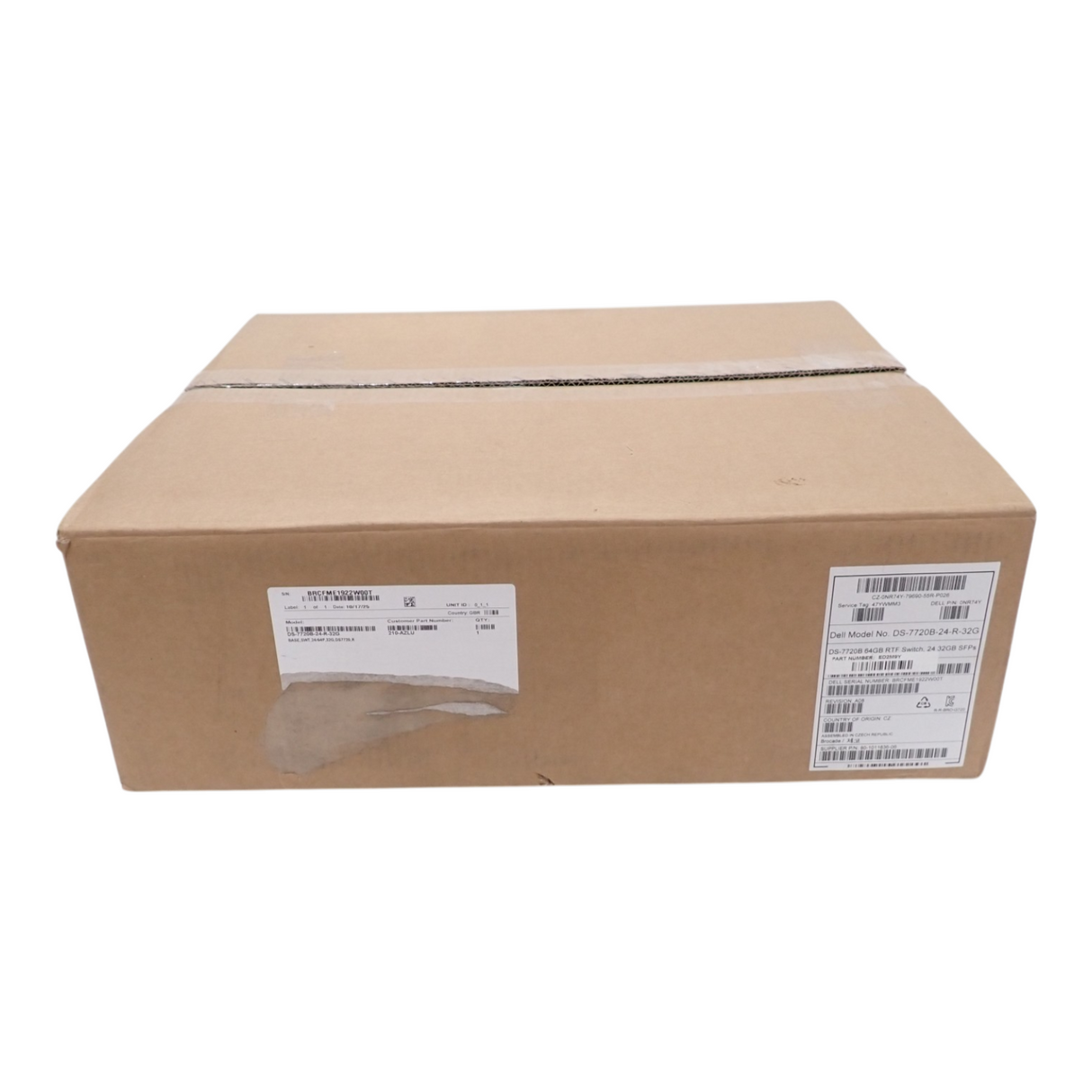 New Brocade Dell EMC DS-7720B G720 48x 64GbE SFP+ 8x 2x64G SFP-DD 24Act Switch