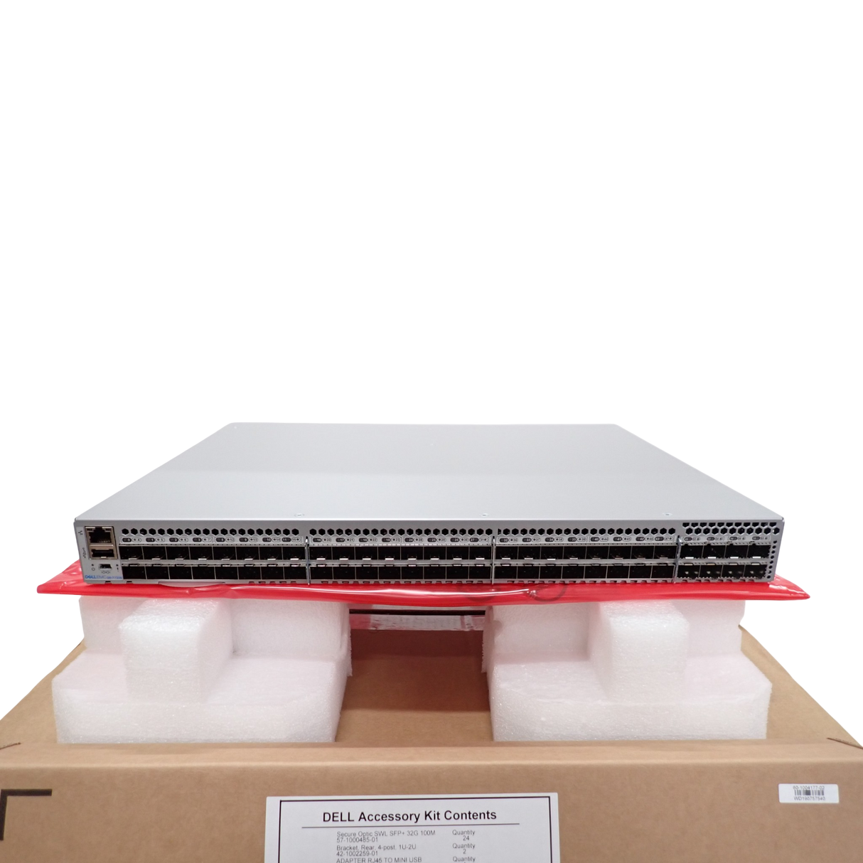 New Brocade Dell EMC DS-7720B G720 48x 64GbE SFP+ 8x 2x64G SFP-DD 24Act Switch