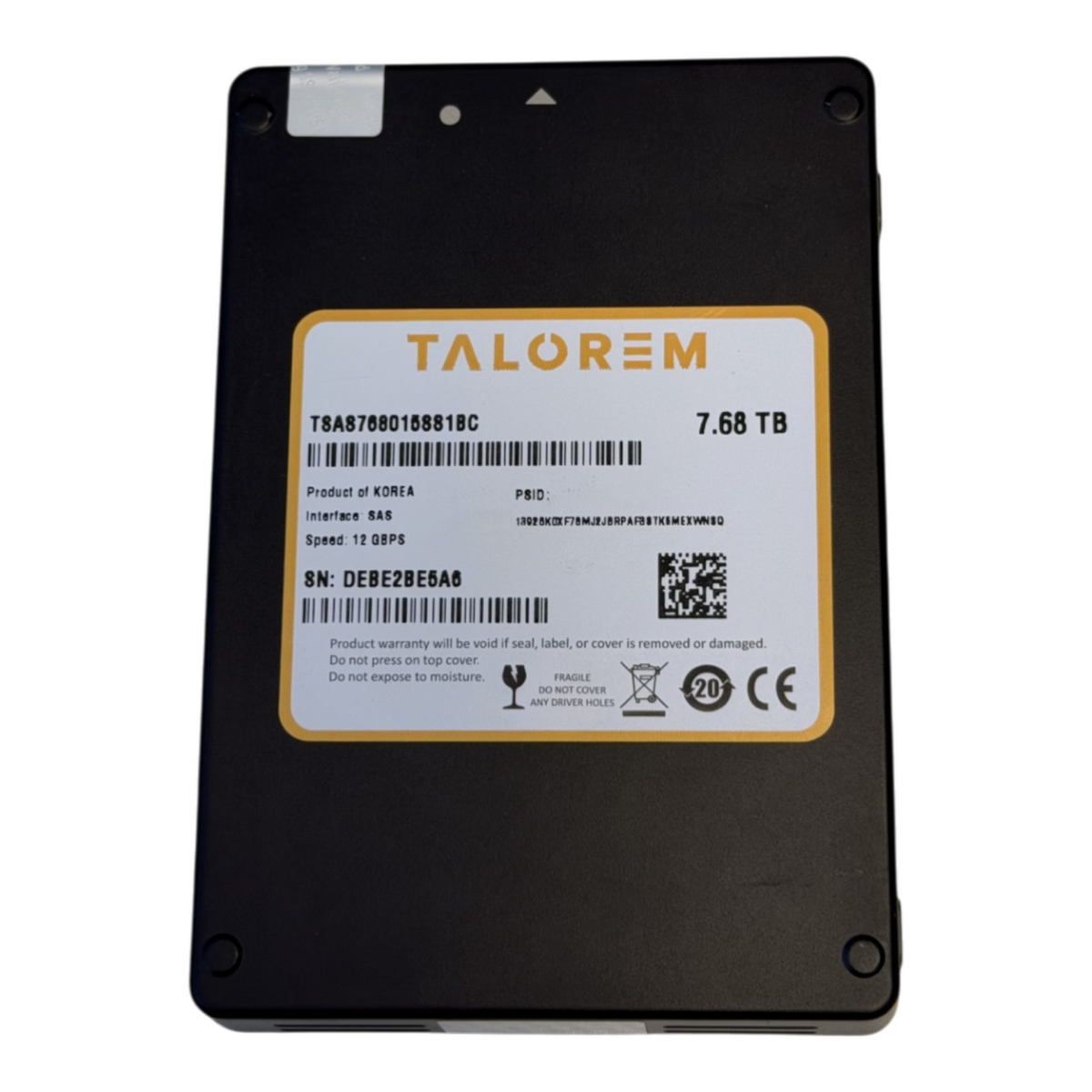 Samsung 7.68TB SAS 12G 2.5" Read Intensive PM1643 Series SSD Drive MZ-ILT7T6A
