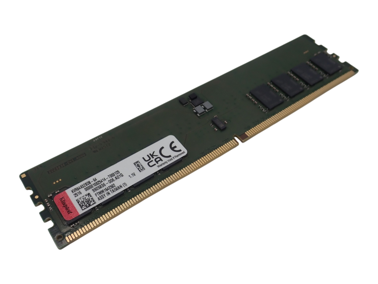 NEW Kingston 64GB 2Rx8 PC5-6400 DDR5 Clocked CUDIMM Server Memory KVR64A52BD8-64