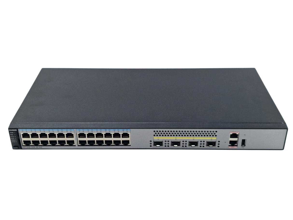 Huawei CloudEngine S5720S-28X-SI-AC 24x 1GbE + 4x 10GbE SFP+ Network Switch