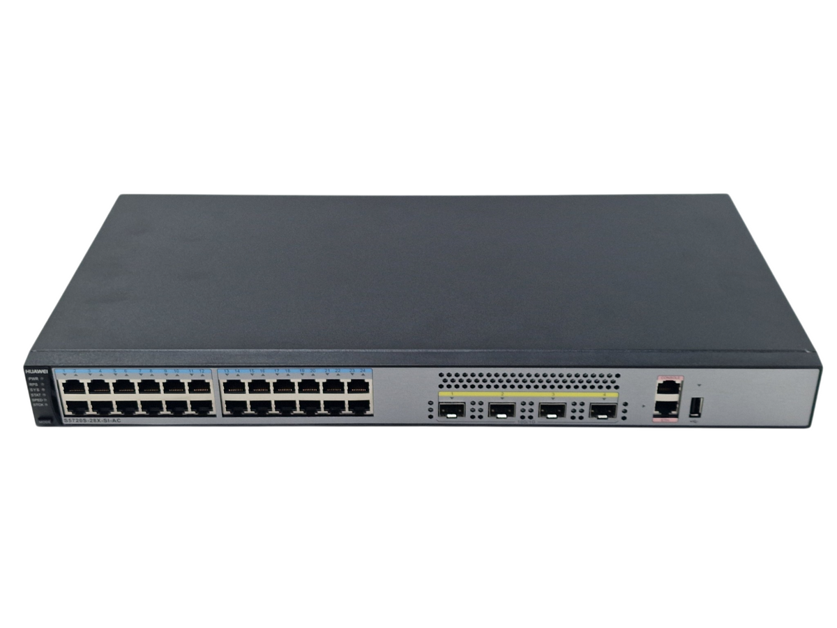 Huawei CloudEngine S5720S-28X-SI-AC 24x 1GbE + 4x 10GbE SFP+ Network Switch