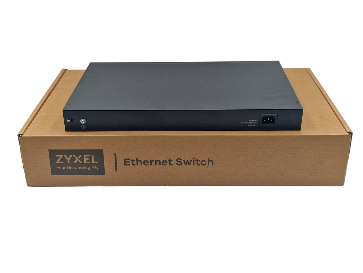 New Zyxel 48x 1G RJ45 PoE+ 4x Combo 2x 1G SFP Smart Managed Switch GS1920-48HPV2