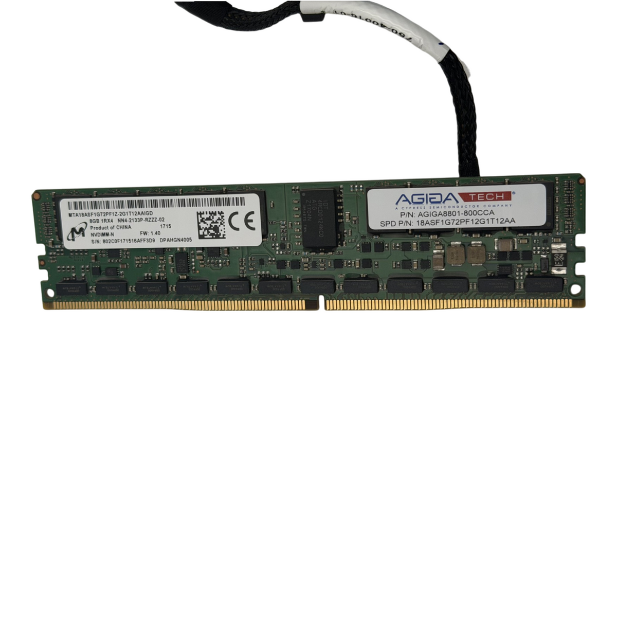 Agiga PowerGEM Fanbay Bracket NVRAM Battery Module + 8GB RAM AGIGA9801-004JCA