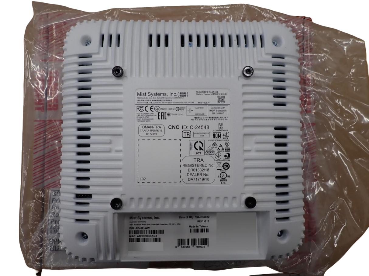 New Juniper Mist AP41E-WW 4x4:4 MU-MIMO External Antenna Wireless AP UNCLAIMED
